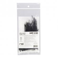 NSi Industries GRP-5180 - PowerGRP Cable Tie Black 5&#34; 18lb (100PK)