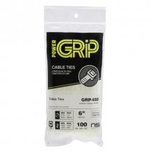 NSi Industries GRP-650 - PowerGRP Cable Tie Natural 6&#34; 50lb (100PK)