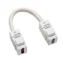 NSi Industries 775WH-1C - Keystone Jack F 3GHz Lt Almd. Bg
