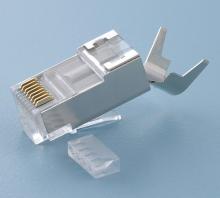 NSi Industries 106190BG - RJ45 Cat6A 10 Gig SHLD Conn w/Liner. 100/Bg