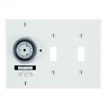 Intermatic KM2ST-3G - 24-Hour Heavy-Duty Mechanical In-Wall Timer, Tim