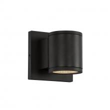 Kuzco Lighting Inc EW44204-BK-UNV - Griffith 4-in Textured Black LED Exterior Wall