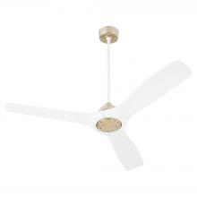 Oxygen 3-118-640 - Avalon 52&#34; Fan - Aged Brass / White