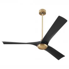Oxygen 3-123-1540 - Ridley 58&#34; Fan - Aged Brass / Black
