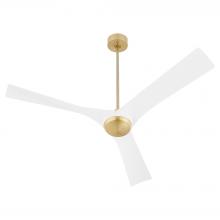 Oxygen 3-123-640 - Ridley 58&#34; Fan - Aged Brass / White