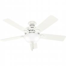 Hunter 52727 - Hunter 52 inch Pro&#39;s Best Fresh White Ceiling Fan with LED Light Kit and Pull Chain