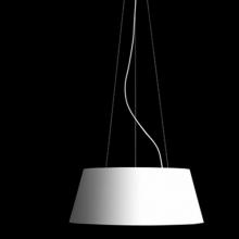 Estiluz T-2945BF-74 - White Drum Shade Pendant