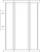 Arroyo Craftsman LYW-9CS-AC - 9&#34; Lyon Wallmount
