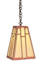 Arroyo Craftsman AH-8TN-RC - 8" asheville hanging pendant