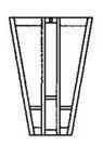 Arroyo Craftsman AS-8GW-VP - 8&#34; asheville sconce