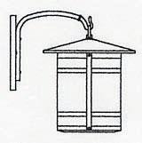 Arroyo Craftsman BB-11LCR-VP - 11&#34; berkeley long body wall mount
