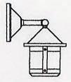 Arroyo Craftsman BB-6SWGW-RC - 6&#34; berkeley short body wall mount - wet rated