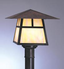 Arroyo Craftsman CP-15DAM-P - 15&#34; carmel post mount with dart overlay