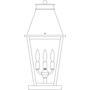 Arroyo Craftsman CRC-10CS-BK - 10&#34; croydon column mount