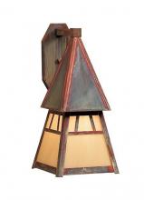 Arroyo Craftsman DS-6CR-BK - 6" dartmouth sconce