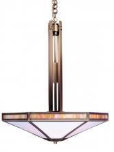Arroyo Craftsman ETCH-21GWC-BZ - 21&#34; etoile inverted chandelier