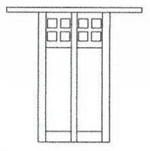 Arroyo Craftsman GW-18GWC-RC - 18&#34; glasgow flush wall mount