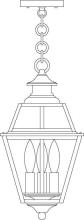 Arroyo Craftsman INH-8GRRM-MB - 8" inverness pendant with glass roof