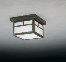 Arroyo Craftsman MCM-8ERM-P - 8&#34; mission flush ceiling mount without overlay (empty)