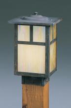 Arroyo Craftsman MPC-7TTN-MB - 7" mission square post cap with t-bar overlay