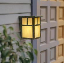 Arroyo Craftsman MW-6TRM-BK - 6&#34; mission flush wall mount with T-bar overlay
