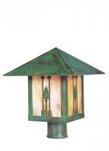 Arroyo Craftsman TRP-12ARGW-BZ - 12&#34; timber ridge post mount with arrow filigree