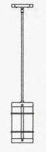Arroyo Craftsman VSH-7NROF-VP - 7&#34; valencia stem mount pendant - no roof