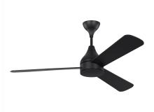 Visual Comfort & Co. Fan Collection 3STMSM52MBKD - Streaming Smart 52&#34; Dimmable Indoor/Outdoor Integrated LED Black Ceiling Fan