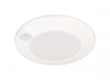 Jesco CM407RA-S-PIR-SW5-WH - JESCO Flush Mount LED 4&#34; Round Disk w PIR 10W 5CCT 90CRI WH