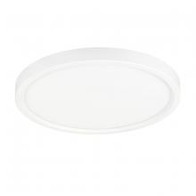 Jesco CM408RA-07R-UNI-3090-WH - JESCO Flush Mount LED 7&#34; Round Slim Trim 120-277V 15W 3000K 90CRI WH