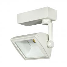 Jesco H2L5174080W - JESCO 1-Light LED 30W WALL WASH/FLOOD H-Track Head Fixture 4000K in White