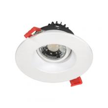 Jesco RLF-3308-SW5-WH - JESCO Downlight LED 3&#34; Round Regressed Gimbal Recessed 8W 5CCT 90CRI WH