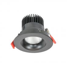 Jesco RLF-35312-SW5-BK - JESCO Downlight LED 3.5&#34; Round Regressed Gimbal Recessed 12W 5CCT 90CRI BK