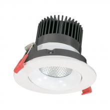 Jesco RLF-35312-SW5-WH - JESCO Downlight LED 3.5&#34; Round Regressed Gimbal Recessed 12W 5CCT 90CRI WH