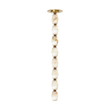 Visual Comfort & Co. Modern Collection SLPD55030ALBHABR - Collier Alabaster 24 Pendant