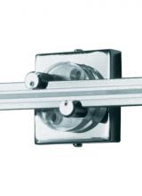 Visual Comfort & Co. Architectural Collection 700WMOP2SQS - Wall MonoRail 2&#34; Square Power Feed Canopy Single-Feed