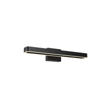 Dals VSW24-CC-BK - Rectangular swivel vanity wall sconce 24&#39;&#39; Black