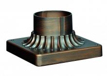 Nuvo 25/5615 - 6&#34; Square Pier Mount Base - Classic Bronze