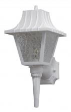 Wave Lighting 208SC-LR12W-WH - HAWTHORNE WALL LANTERN