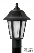 Wave Lighting 230TC-BK - MARLEX BRENTWOOD POST LANTERN