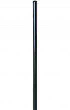 Wave Lighting 2500-BK - 8&#39;x2.95&#34;x.072&#34; ALUMINUM POST BLACK - DIRECT BURIAL