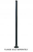 Wave Lighting 2600-BK - 8&#39;x2.95&#34;x.072&#34; ALUMINUM POST BLACK - DIRECT BURIAL