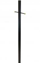 Wave Lighting 293-BK - 8&#39; ALUM POST 2.95 X .050 X 96&#34; BLACK POST