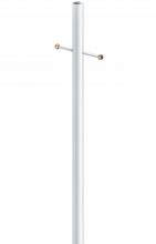 Wave Lighting 293-WH - 8&#39; ALUM POST 2.95 X .050 X 96&#34;