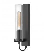 Hinkley 37850BK - Single Light Sconce