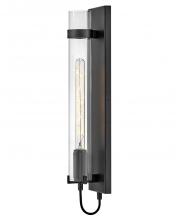 Hinkley 37852BK-LL - Tall Single Light Sconce