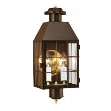 ELK Home 1093-BR-CL - American Heritage 21.75&#39;&#39; High 2-Light Outdoor Sconce - Bronze