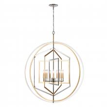 ELK Home 12265/9 - Geosphere 46&#39;&#39; Wide 9-Light Chandelier - Polished Nickel