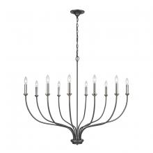 ELK Home 63098/10 - Madeline 45&#39;&#39; Wide 10-Light Chandelier - Dark Gray
