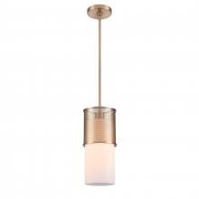 ELK Home 63321/1 - Esteem 6&#39;&#39; Wide 1-Light Mini Pendant - Aged Brass